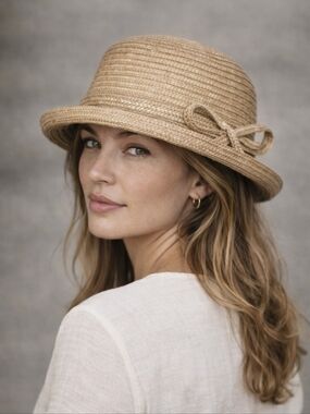 Women's Betmar Tan Straw Sun Hat One Size